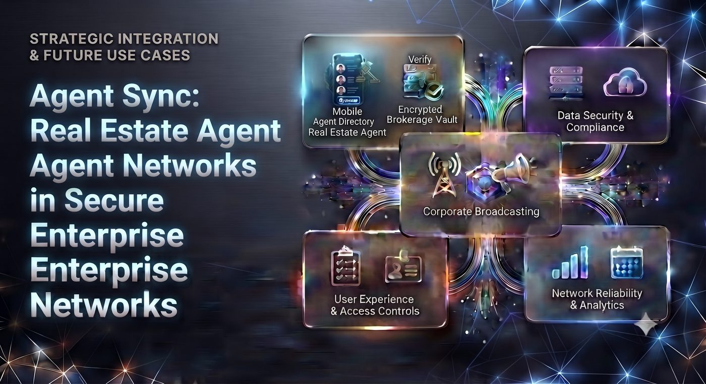 Agent Sync: Real Estate Agent Networks in Secure Enterprise Networks