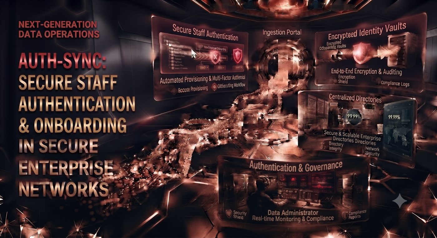 Auth-Sync: Secure Staff Authentication & Onboarding in Secure Enterprise Networks