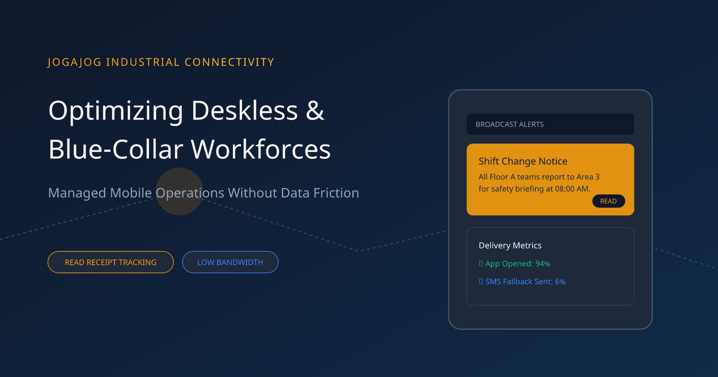 Blue-Collar Workforce Communication: Streamlining Deskless Team Operations