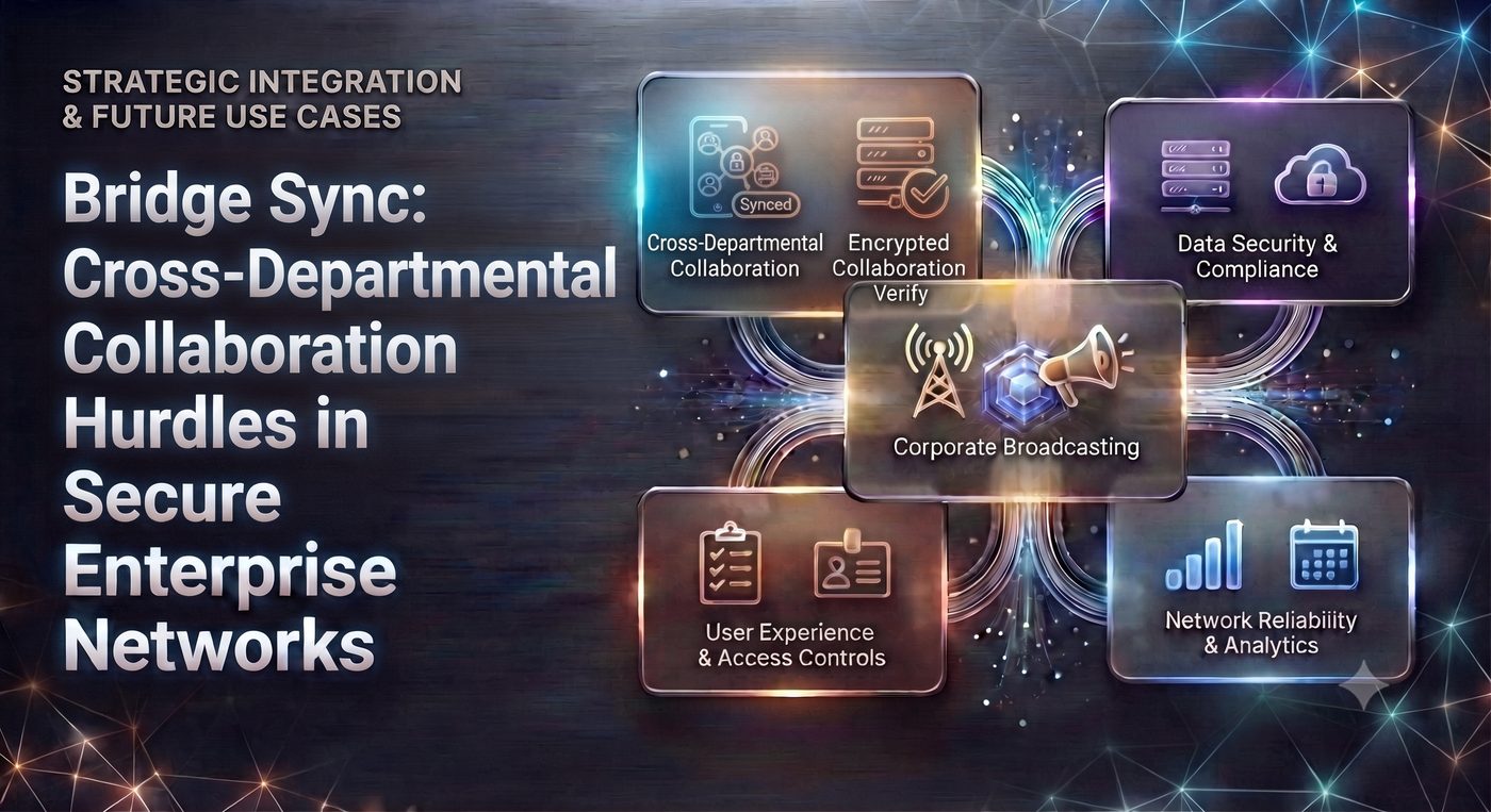 Bridge Sync: Cross-Departmental Collaboration Hurdles in Secure Enterprise Networks