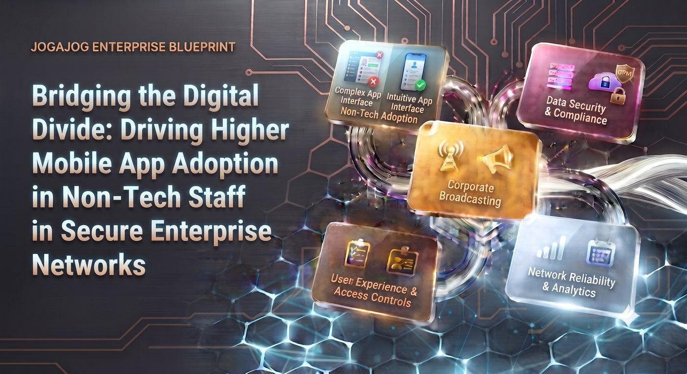 Bridging the Digital Divide: Driving Higher Mobile App Adoption in Non-Tech Staff in Secure Enterprise Networks