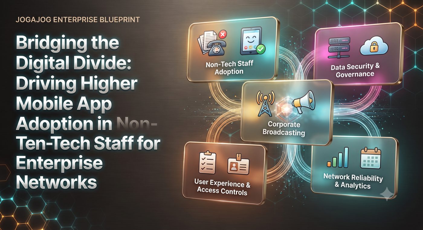 Bridging the Digital Divide: Driving Higher Mobile App Adoption in Non-Tech Staff for Enterprise Networks
