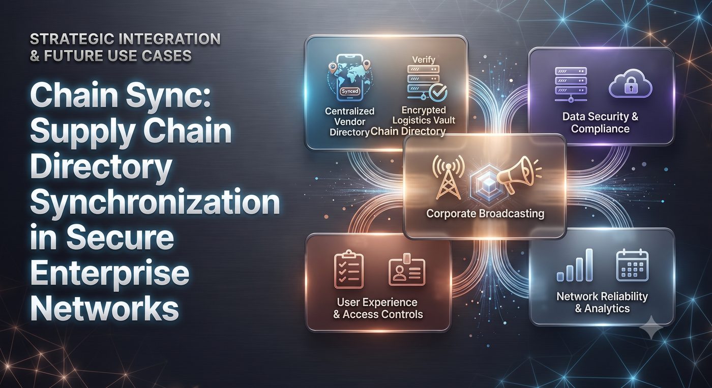 Chain Sync: Supply Chain Directory Synchronization in Secure Enterprise Networks