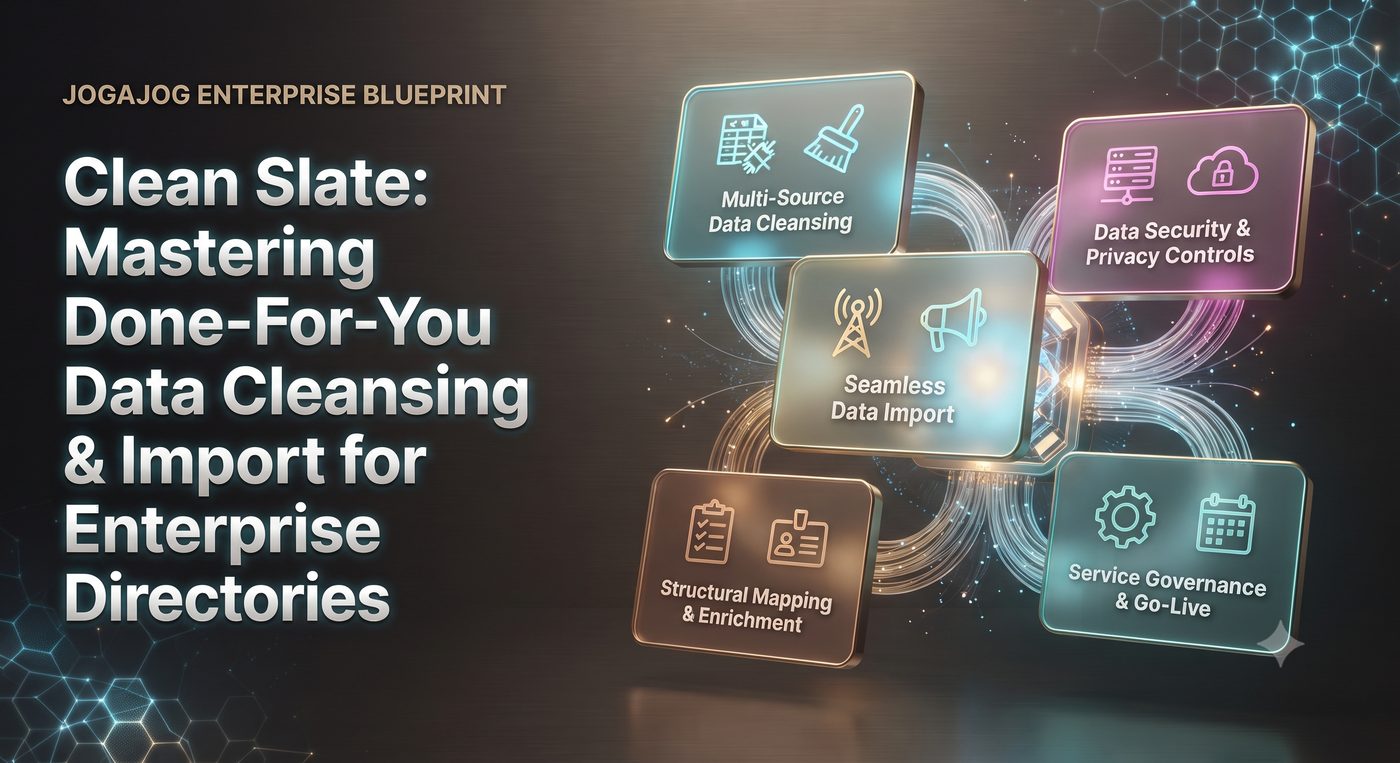 Clean Slate: Mastering Done-For-You Data Cleansing & Import for Enterprise Directories