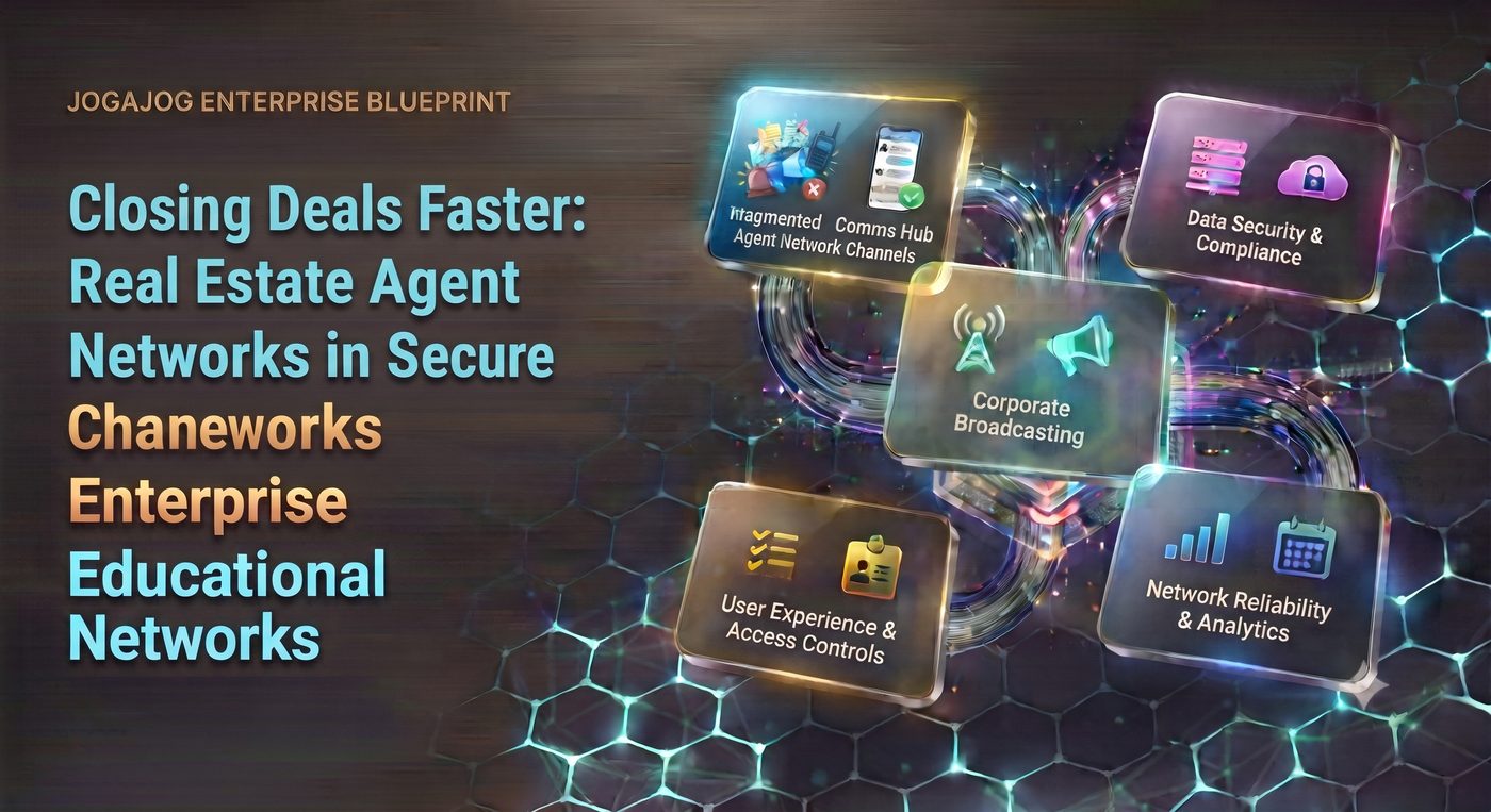 Closing Deals Faster: Real Estate Agent Networks in Secure Enterprise Networks