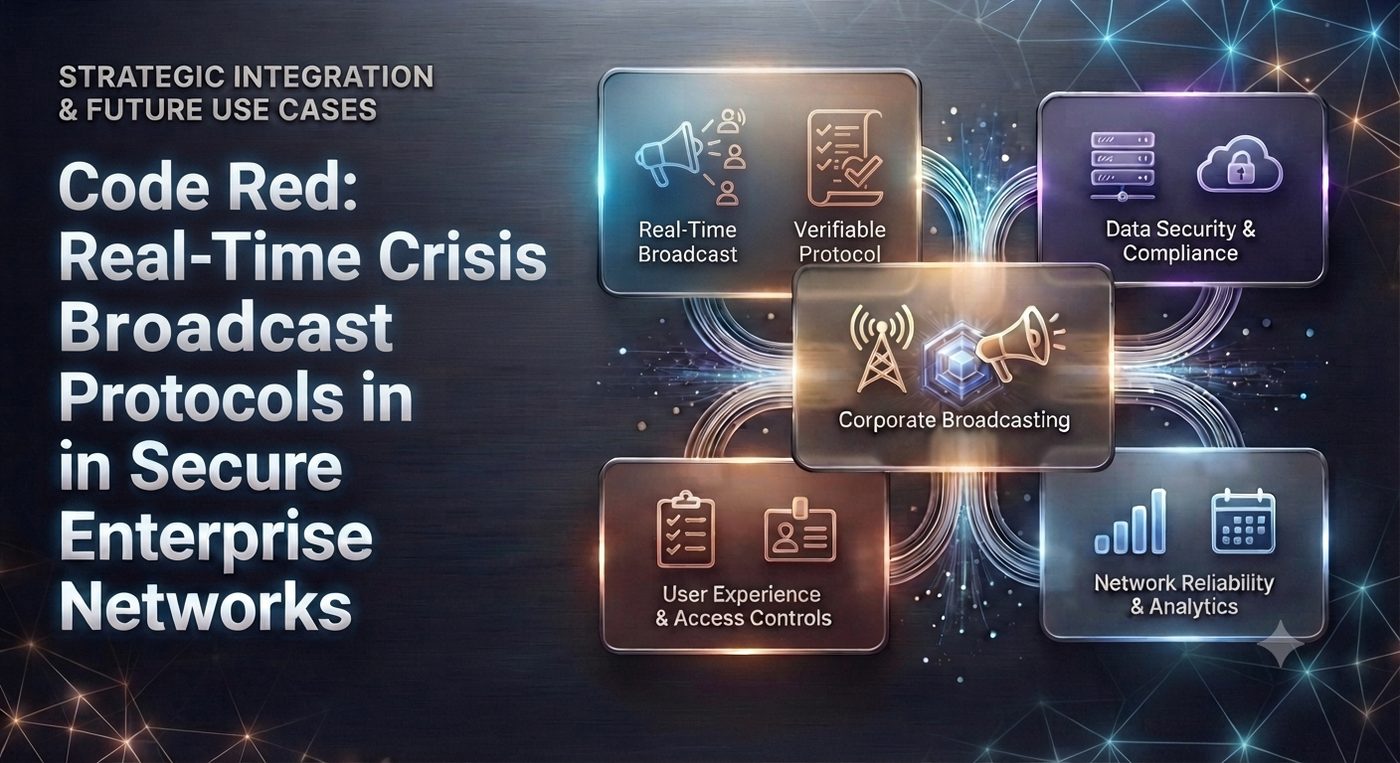 Code Red: Real-Time Crisis Broadcast Protocols in Secure Enterprise Networks