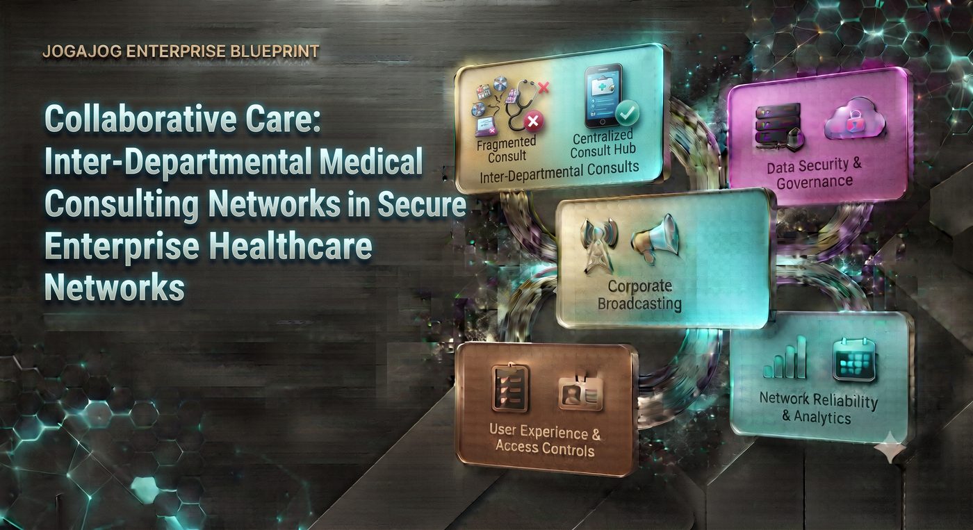 Collaborative Care: Inter-Departmental Medical Consulting Networks in Secure Enterprise Healthcare Networks