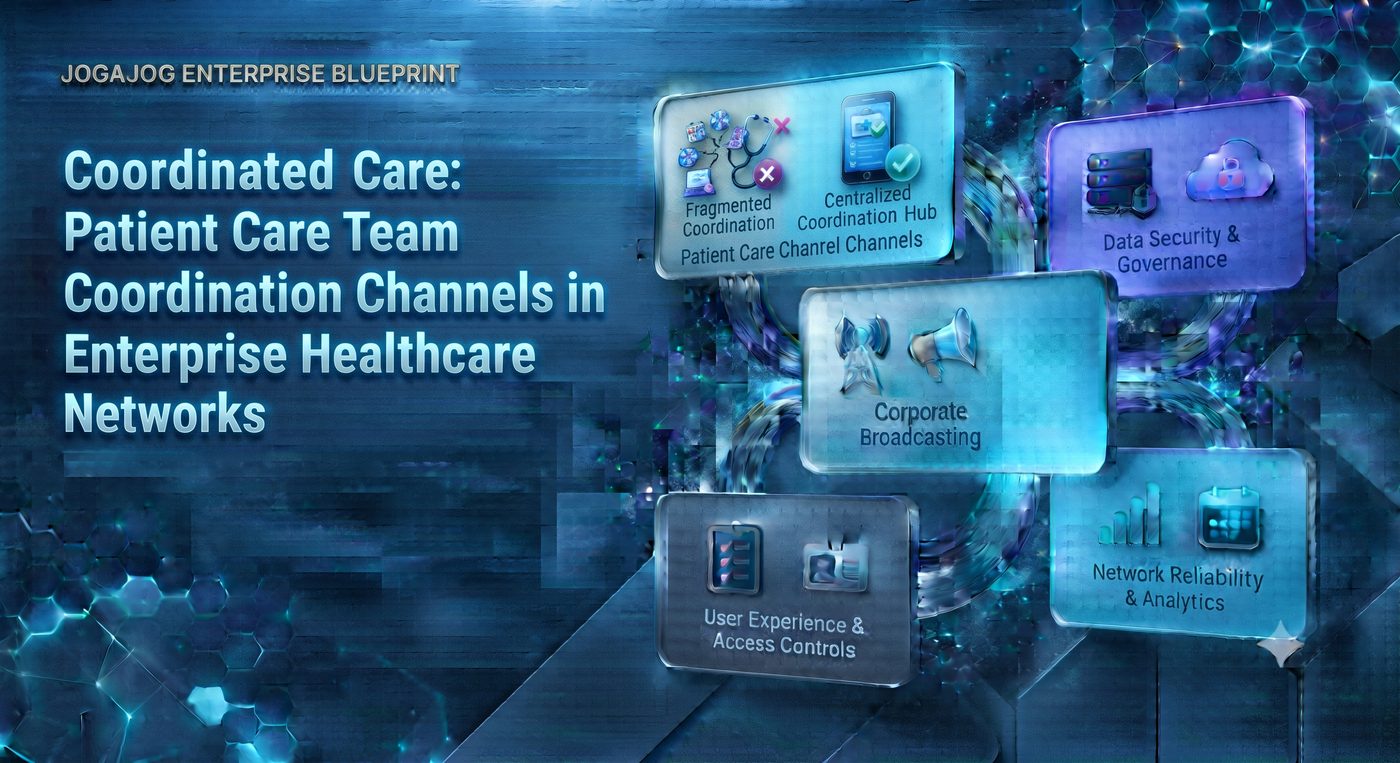 Coordinated Care: Patient Care Team Coordination Channels in Secure Enterprise Healthcare Networks
