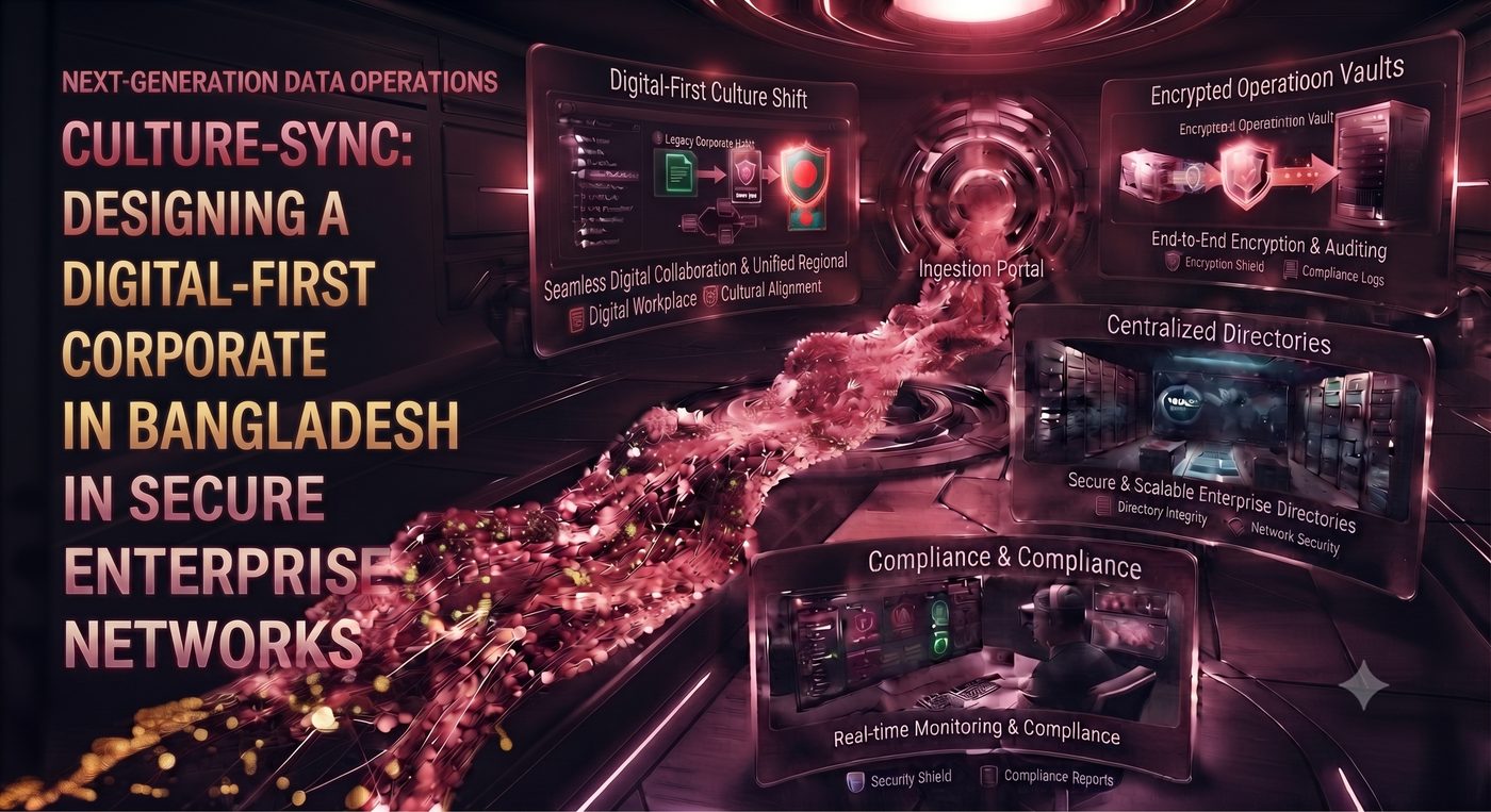 Culture-Sync: Designing a Digital-First Corporate Culture in Bangladesh in Secure Enterprise Networks