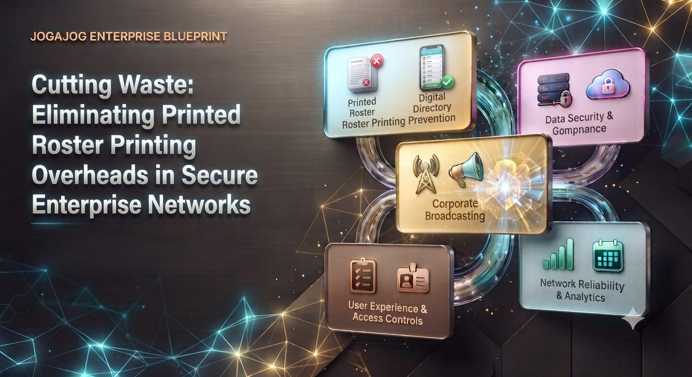 Cutting Waste: Eliminating Printed Roster Printing Overheads in Secure Enterprise Networks