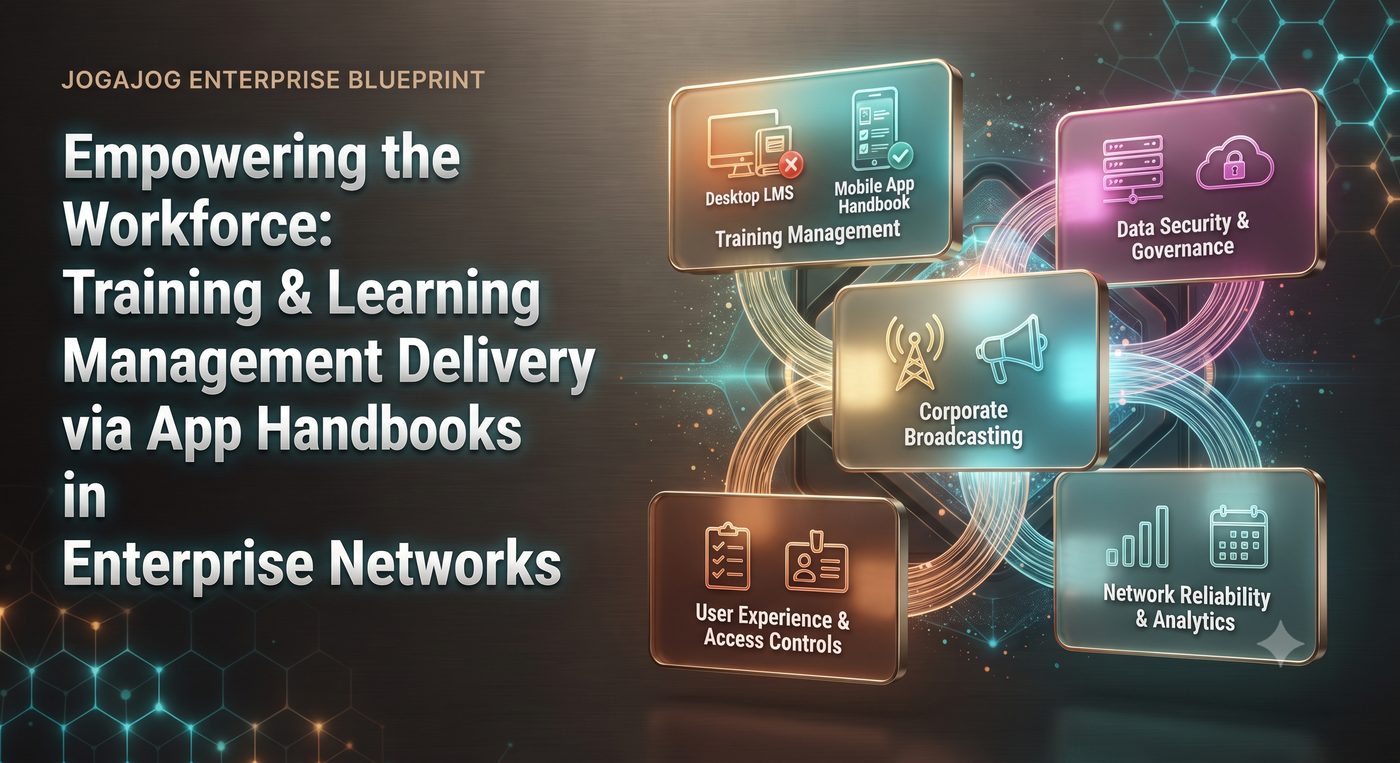 Empowering the Workforce: Training & Learning Management Delivery via App Handbooks in Enterprise Networks