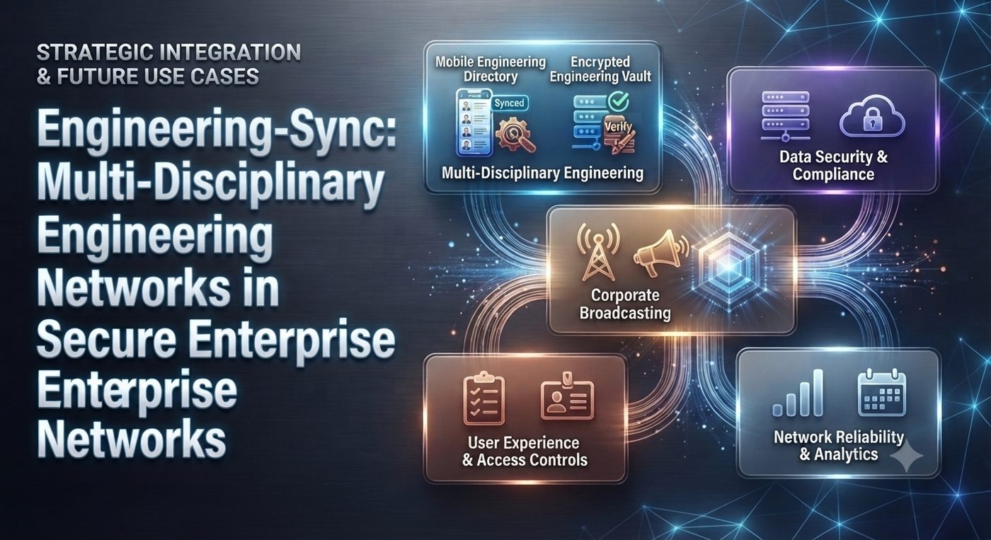 Engineering-Sync: Multi-Disciplinary Engineering Networks in Secure Enterprise Networks