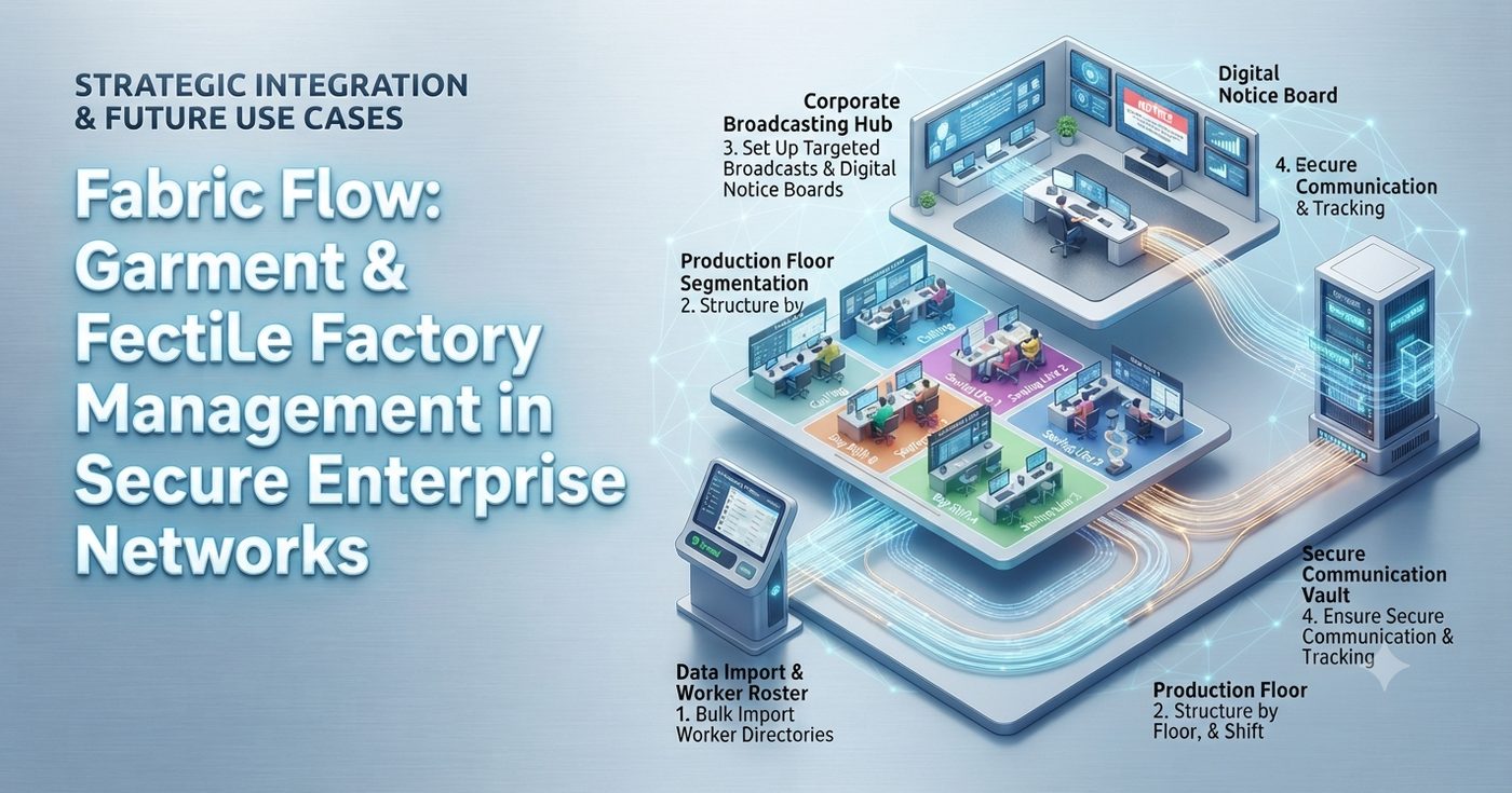 Fabric Flow: Garment & Textile Factory Management in Secure Enterprise Networks