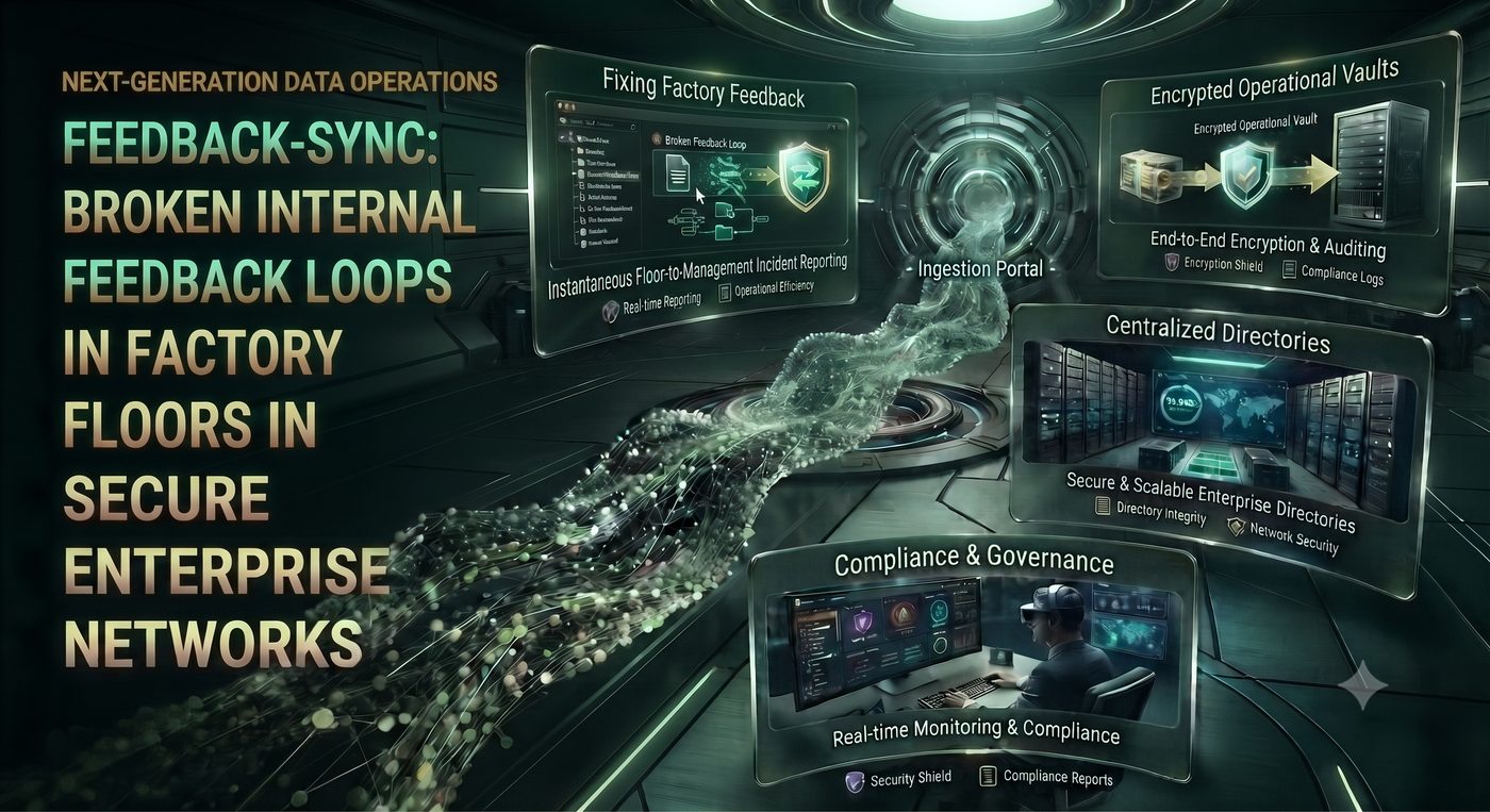 Feedback-Sync: Broken Internal Feedback Loops in Factory Floors in Secure Enterprise Networks