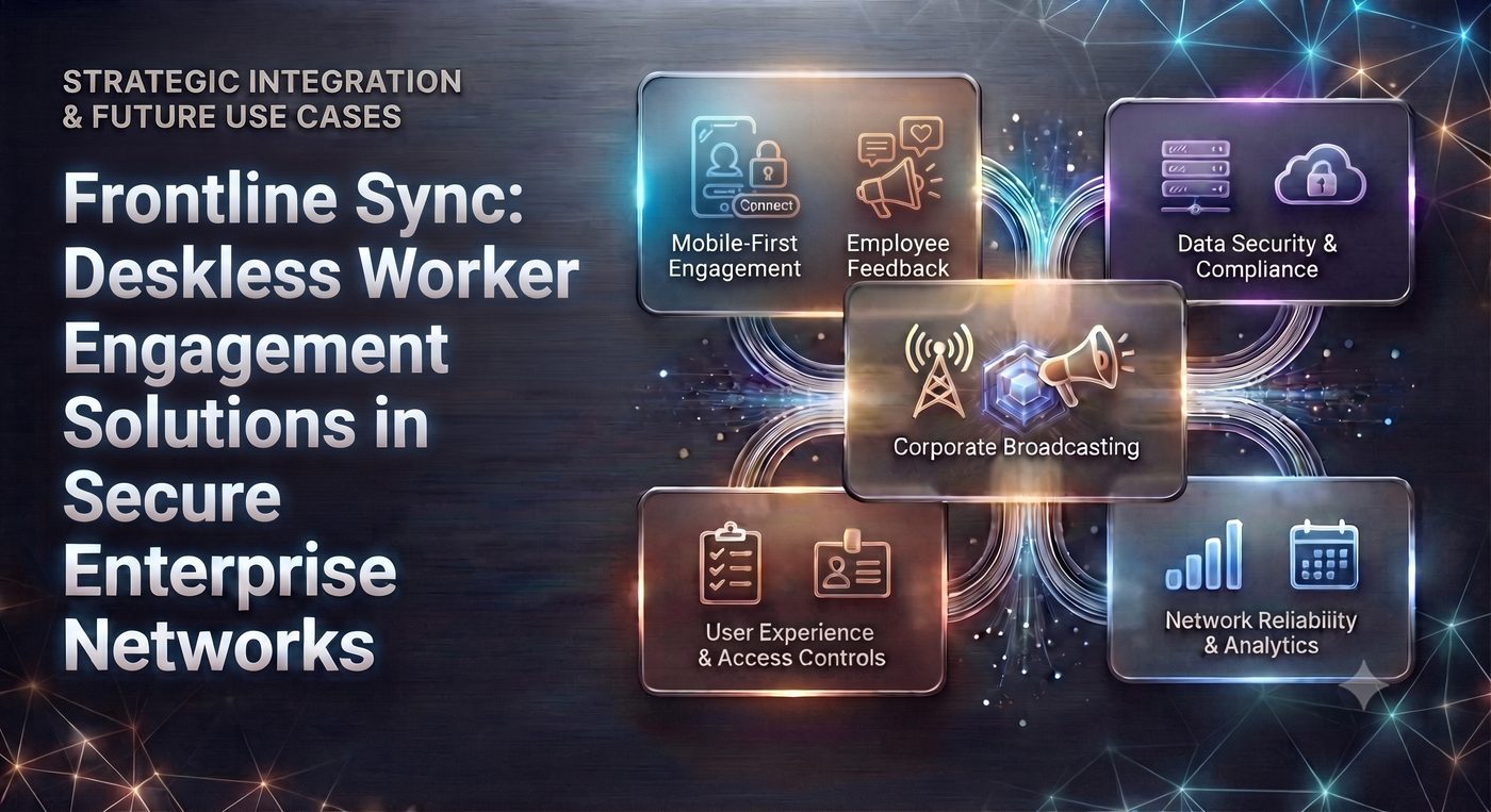 Frontline Sync: Deskless Worker Engagement Solutions in Secure Enterprise Networks
