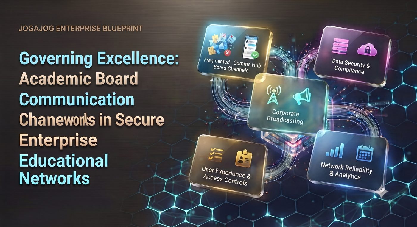 Governing Excellence: Academic Board Communication Channels in Secure Enterprise Educational Networks