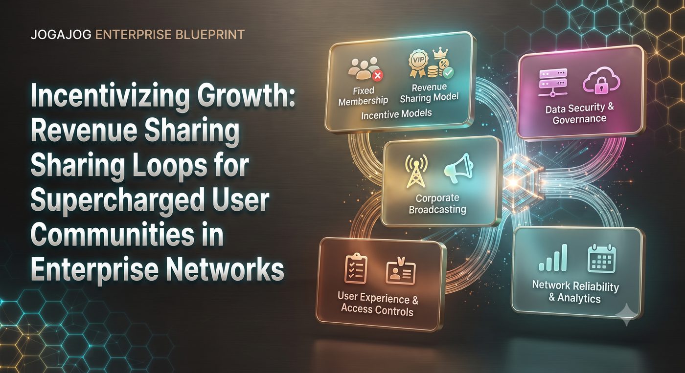 Incentivizing Growth: Revenue Sharing Loops for Supercharged User Communities in Enterprise Networks