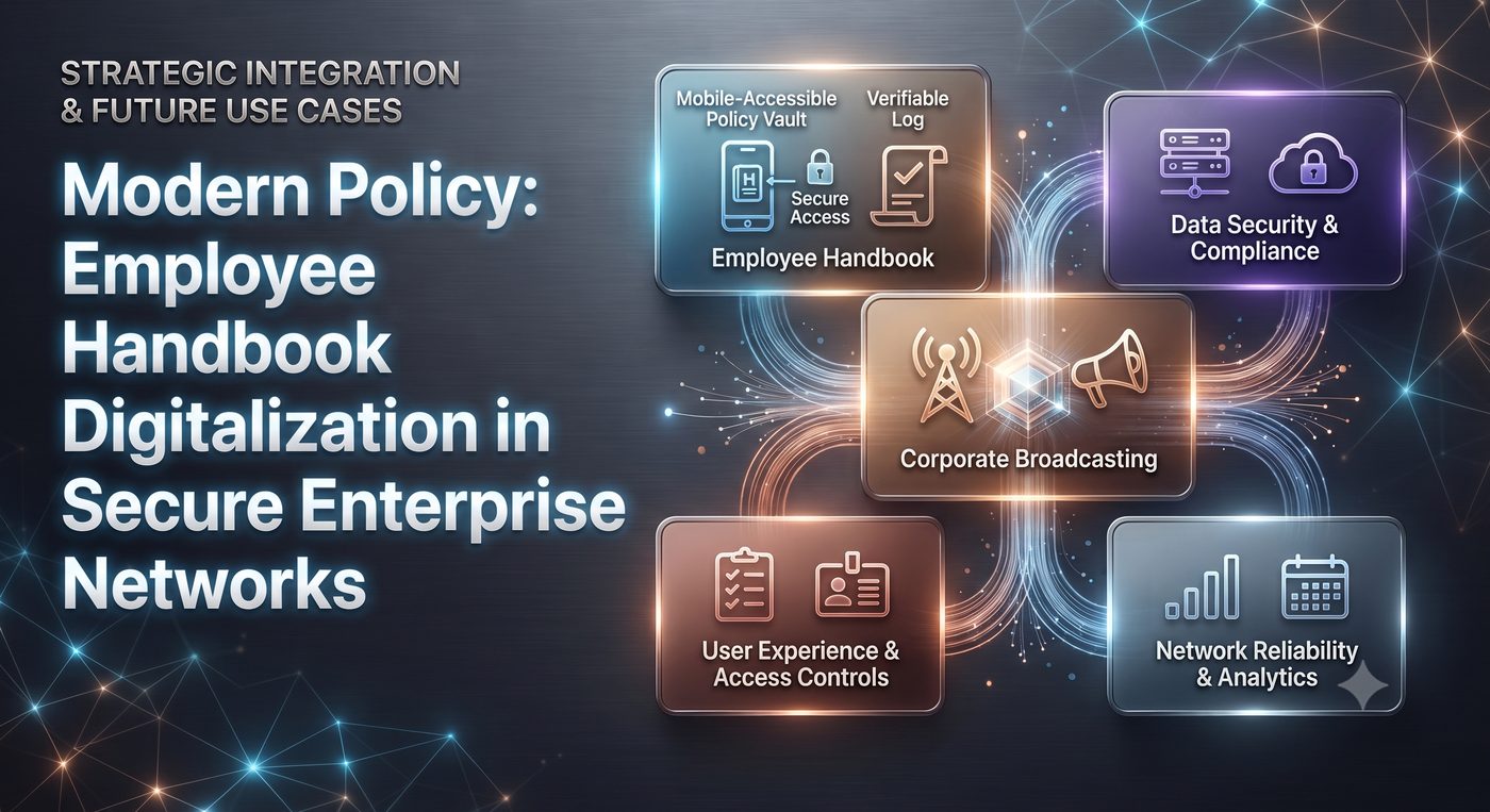 Modern Policy: Employee Handbook Digitalization in Secure Enterprise Networks