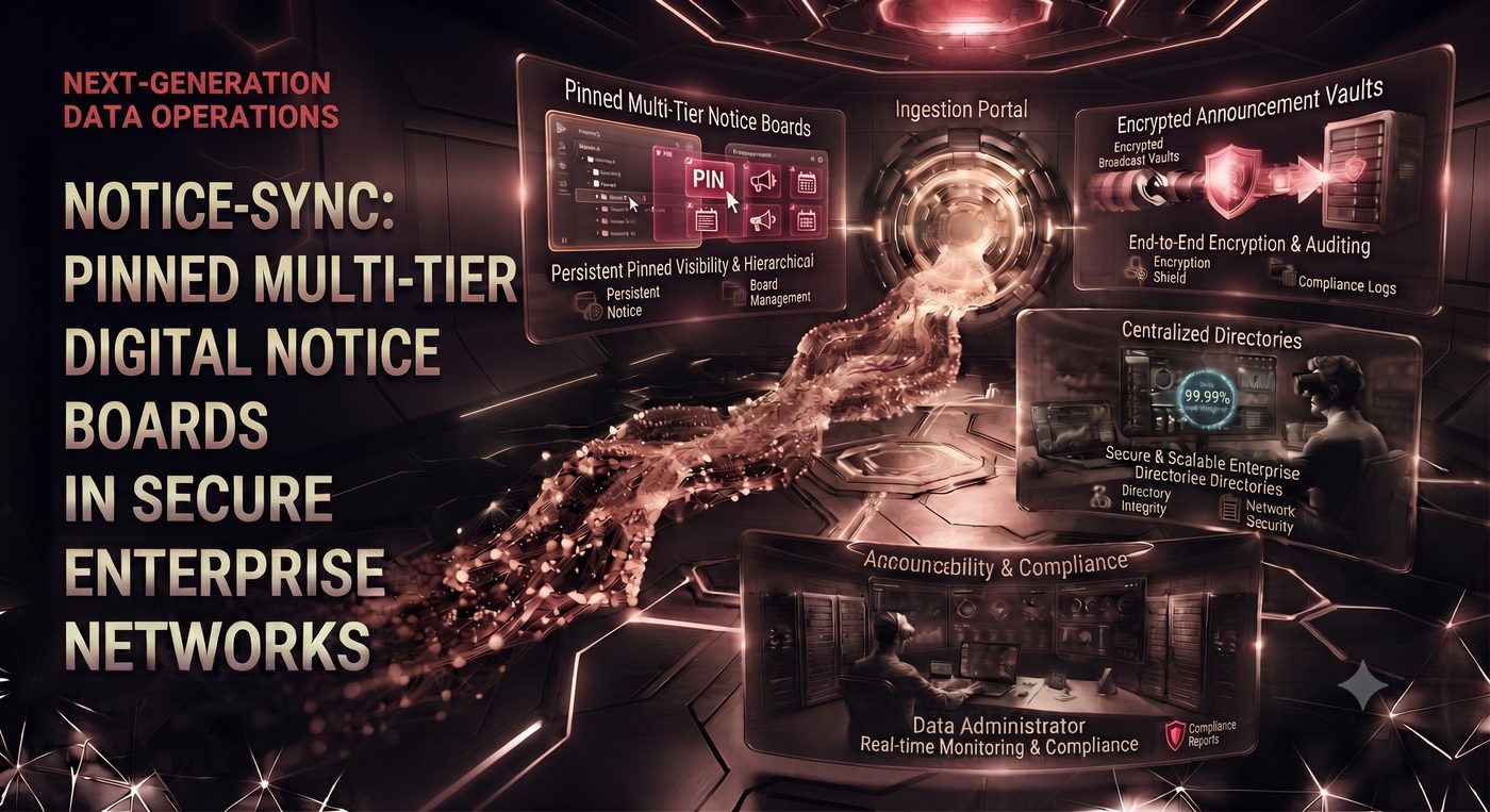 Notice-Sync: Pinned Multi-Tier Digital Notice Boards in Secure Enterprise Networks