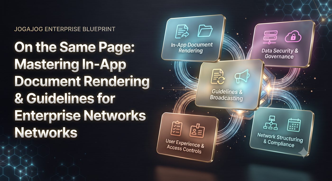 On the Same Page: Mastering In-App Document Rendering & Guidelines for Enterprise Networks