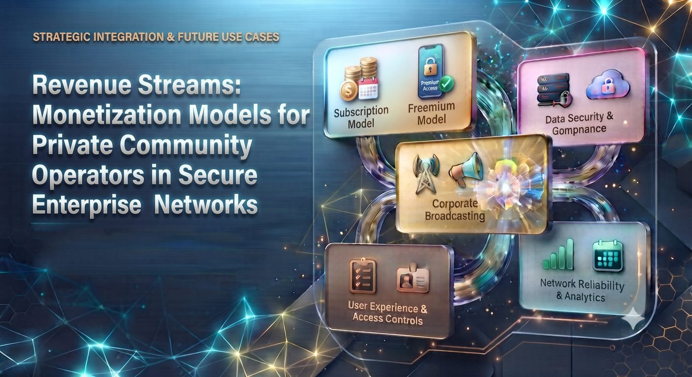 Revenue Streams: Monetization Models for Private Community Operators in Secure Enterprise Networks