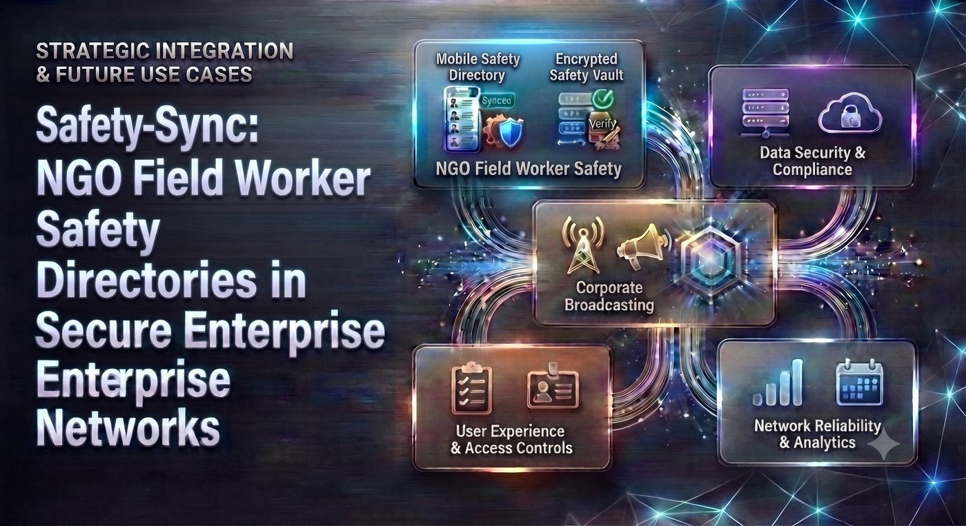 Safety-Sync: NGO Field Worker Safety Directories in Secure Enterprise Networks