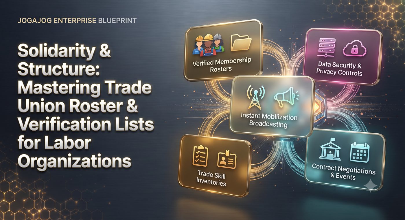 Solidarity & Structure: Mastering Trade Union Roster & Verification Lists for Labor Organizations