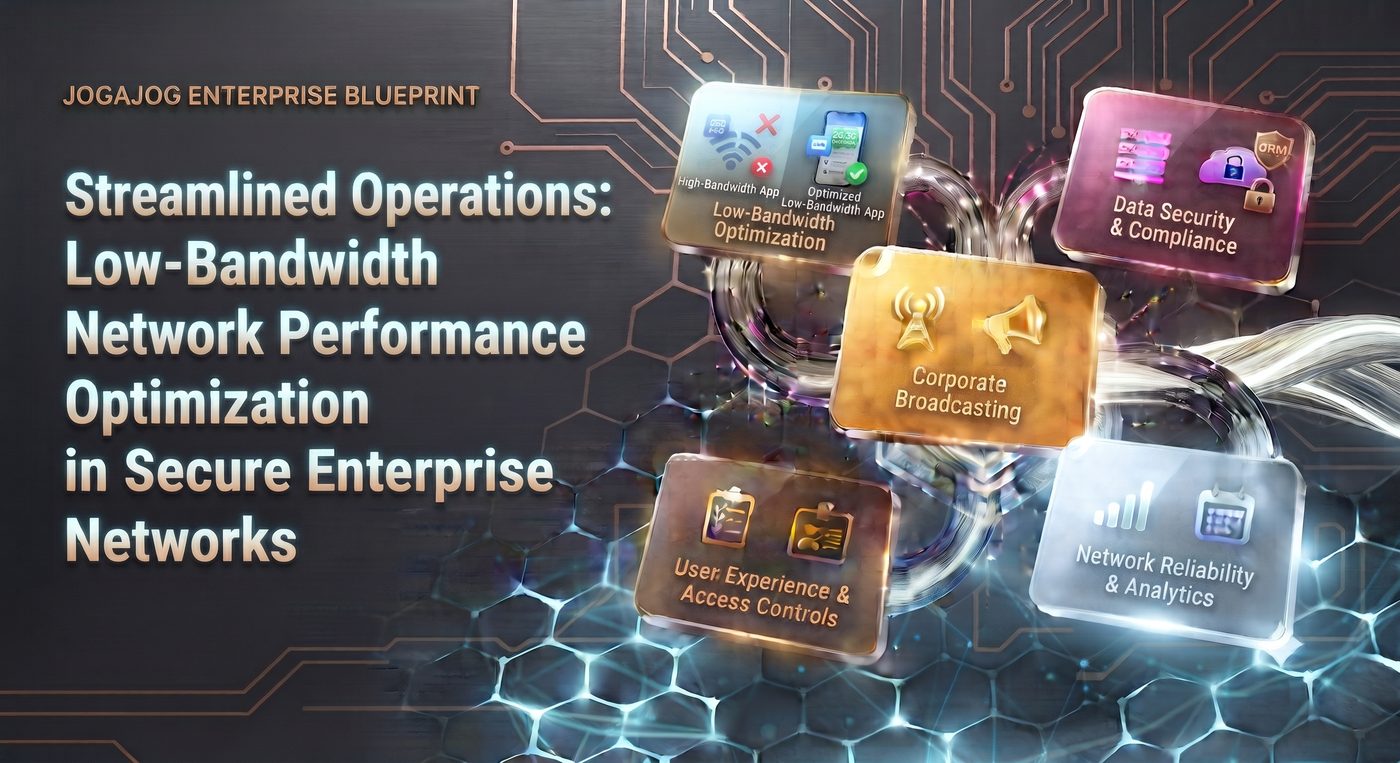 Streamlined Operations: Low-Bandwidth Network Performance Optimization in Secure Enterprise Networks