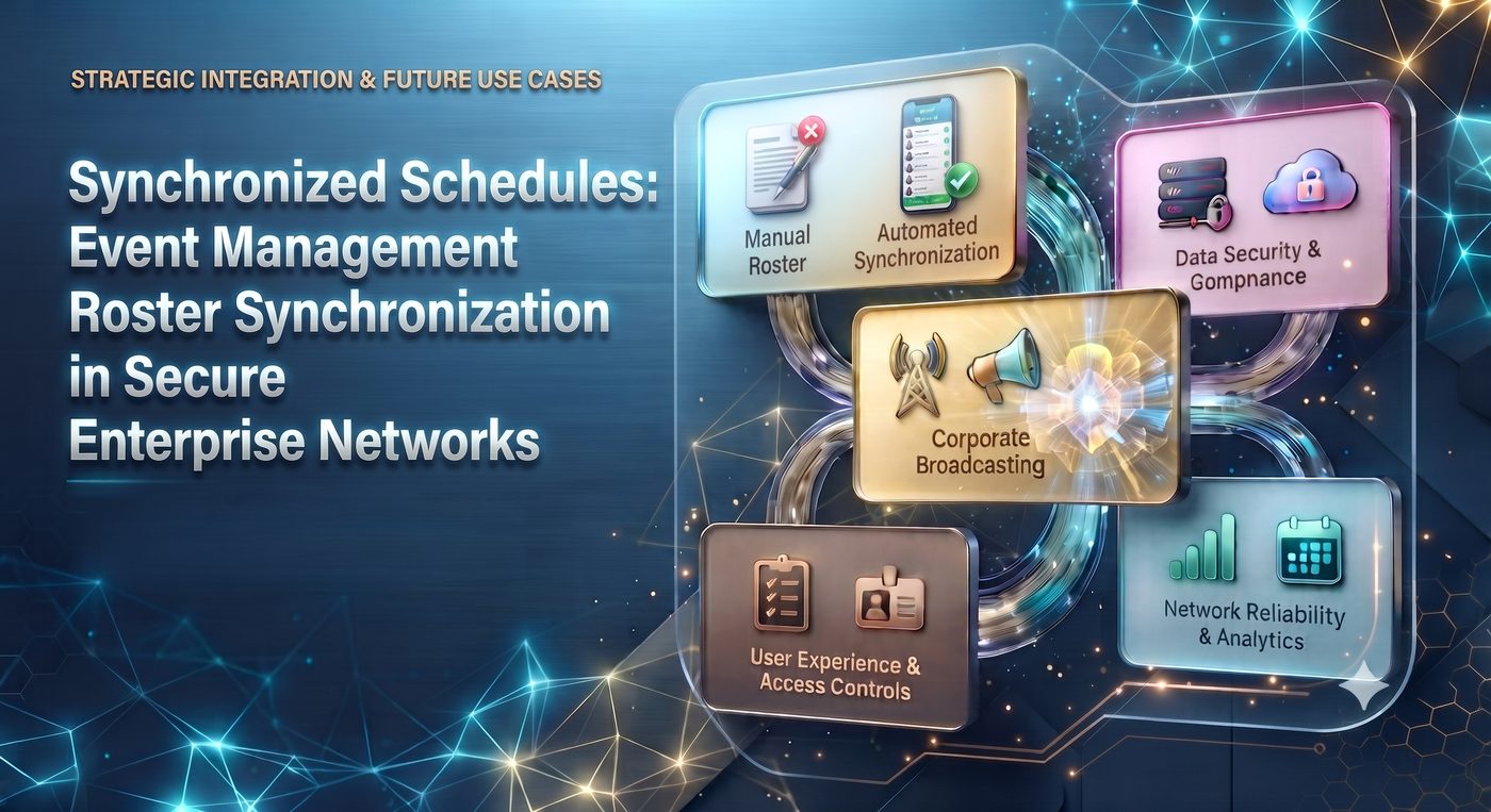 Synchronized Schedules: Event Management Roster Synchronization in Secure Enterprise Networks