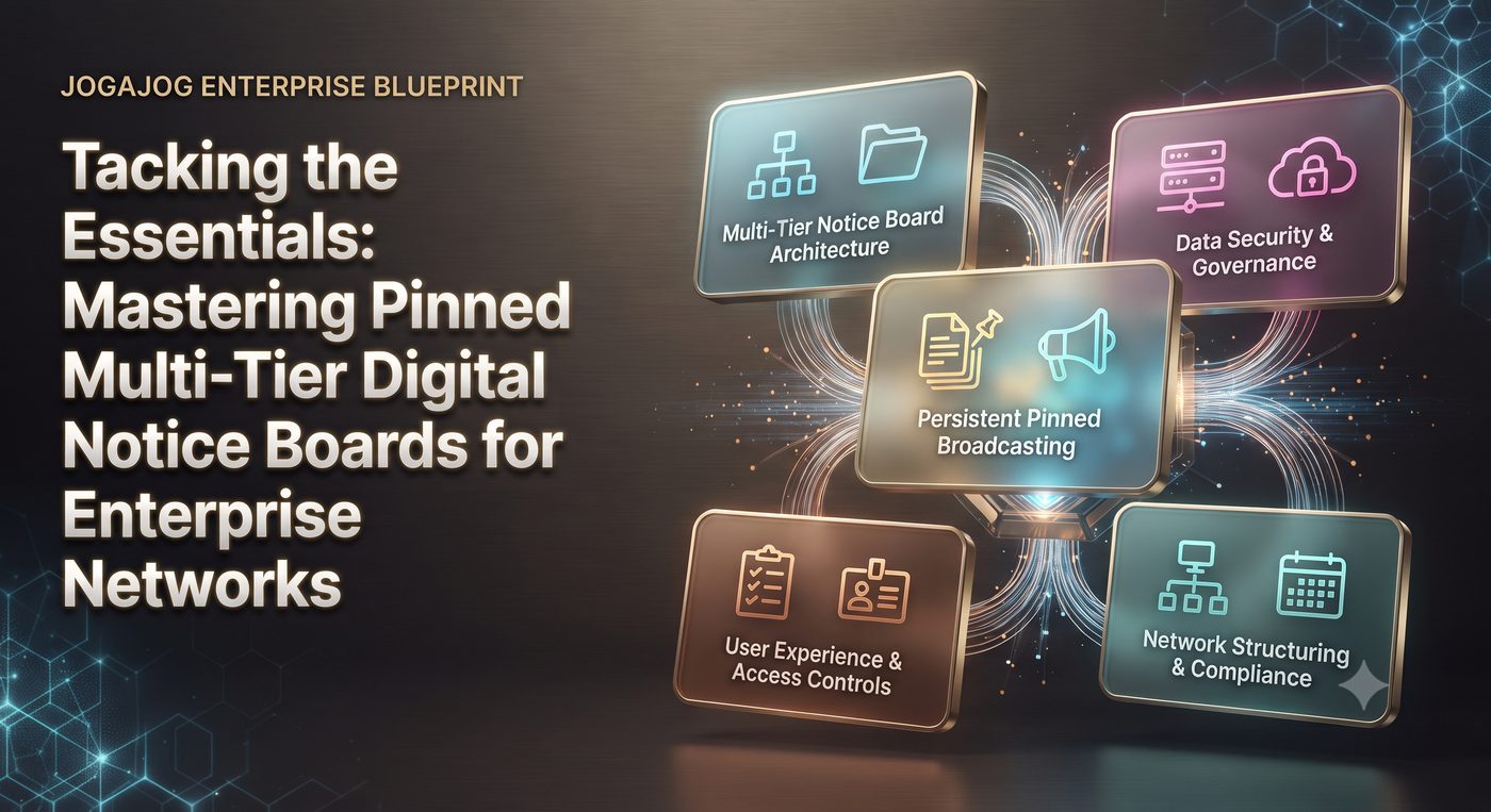 Tacking the Essentials: Mastering Pinned Multi-Tier Digital Notice Boards for Enterprise Networks