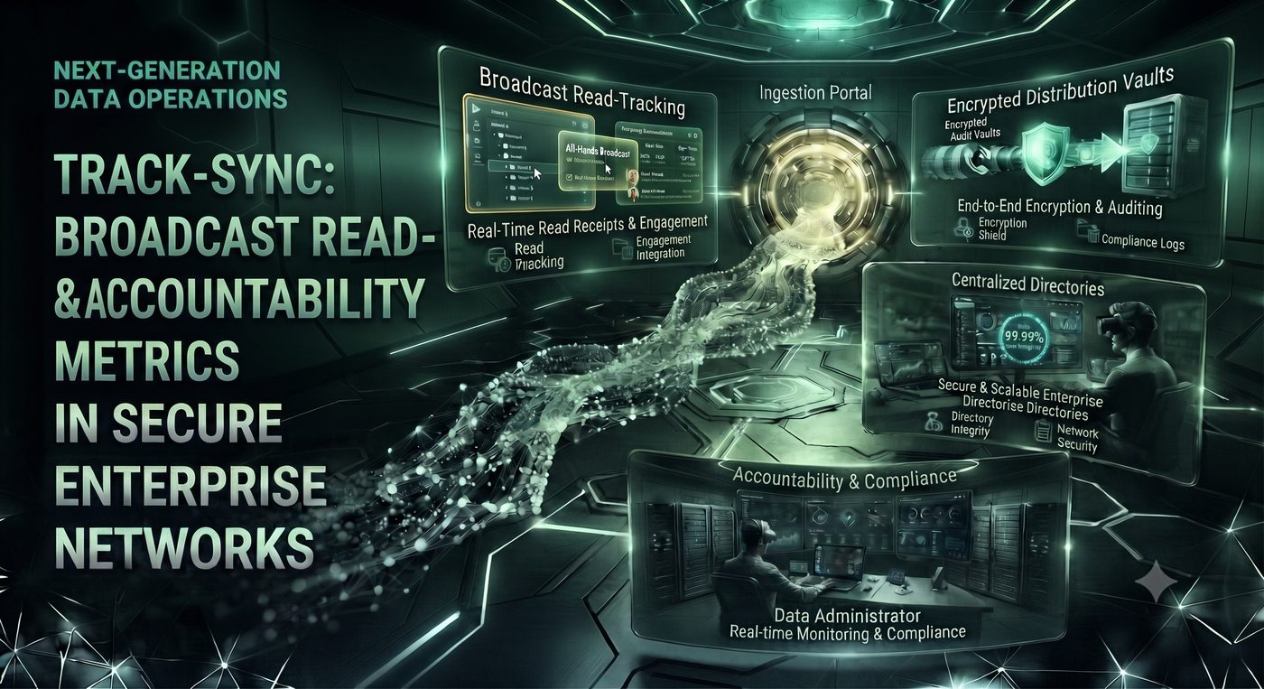 Track-Sync: Broadcast Read-Tracking & Accountability Metrics in Secure Enterprise Networks