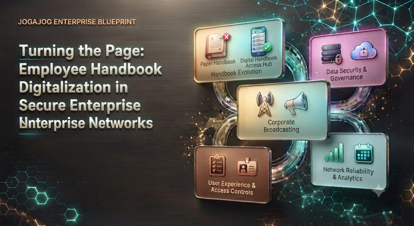 Turning the Page: Employee Handbook Digitalization in Secure Enterprise Networks