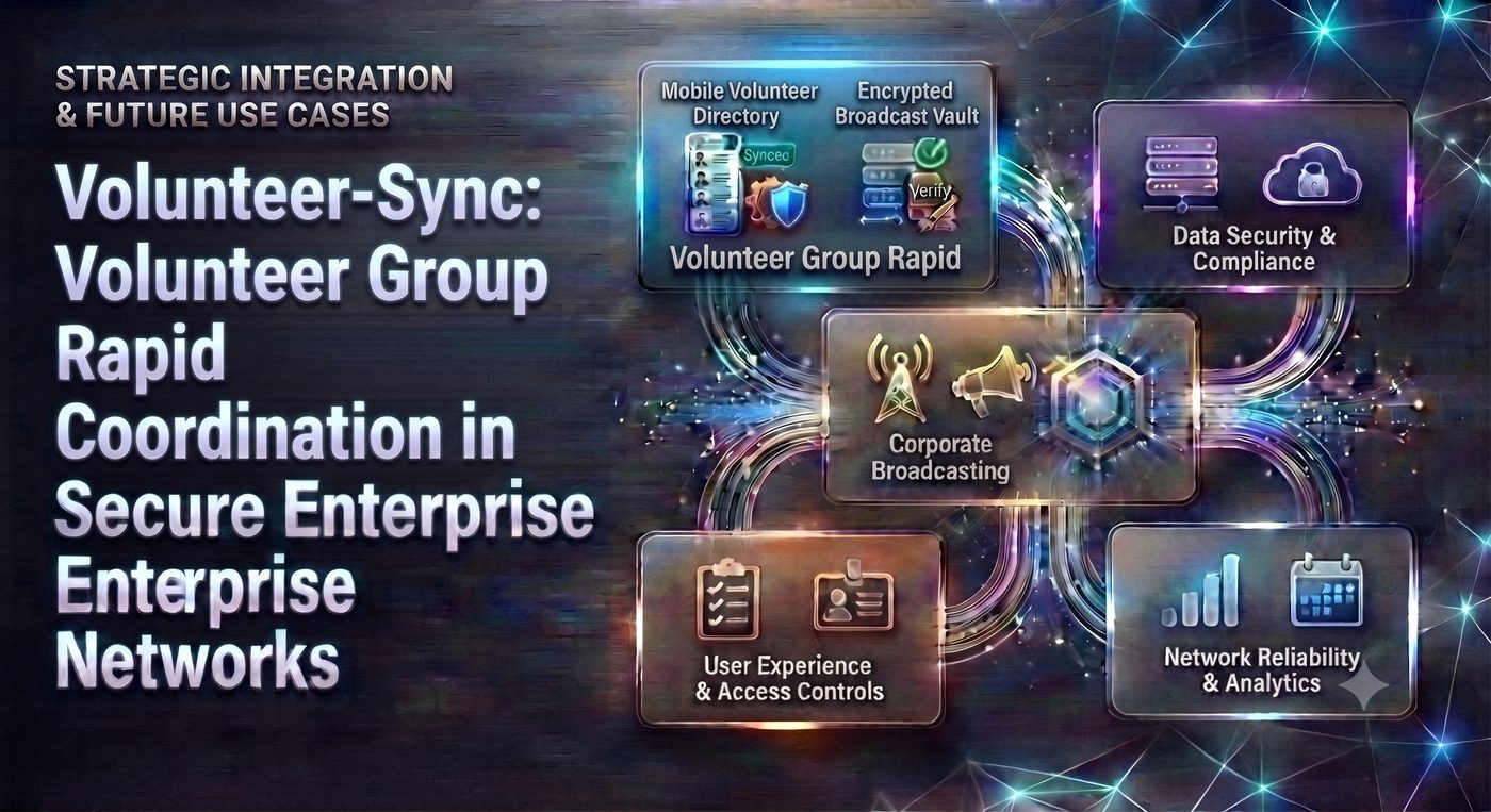 Volunteer-Sync: Volunteer Group Rapid Coordination in Secure Enterprise Networks