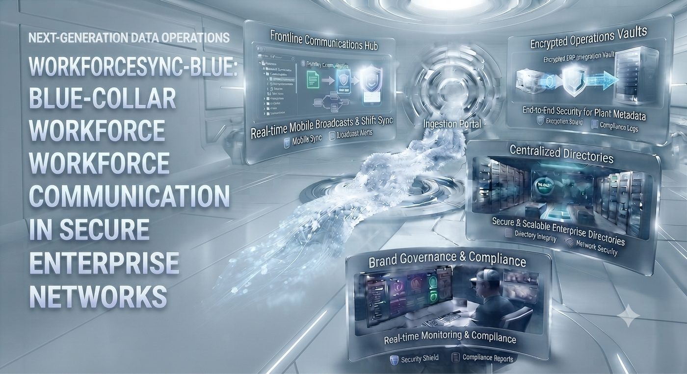 WorkforceSync-Blue: Blue-Collar Workforce Communication in Secure Enterprise Networks